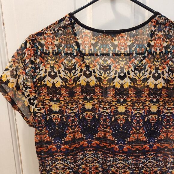 LAmade Tribal Pattern Sheer Top - Picture 5 of 6